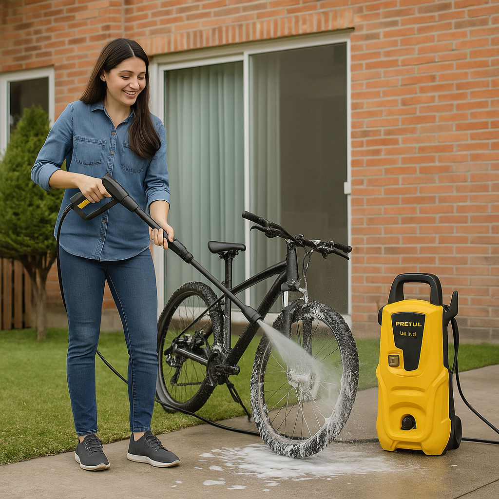 Hidrolavadora Electrica 1350 PSI Limpieza fácil, potente y segura