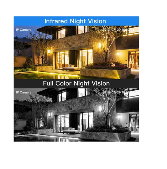 Camara Ip Panoramica Domo 360° Exterior Wifi Full Hd