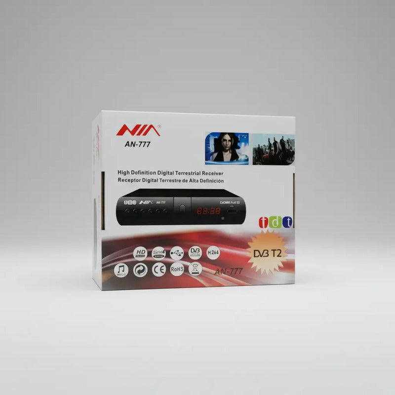Decodificador Tdt Nia Full Hd Negro