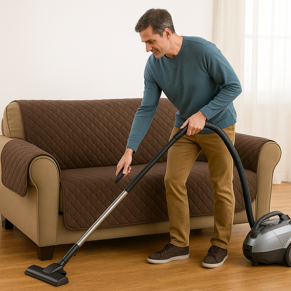 Forro Protector Sofá Doble Faz 3 Puestos Cubre Sofá Lavable