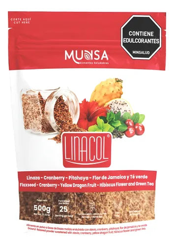 Linacol Limpieza Interna Con Fibra Linaza Cranberry Y Pitahaya