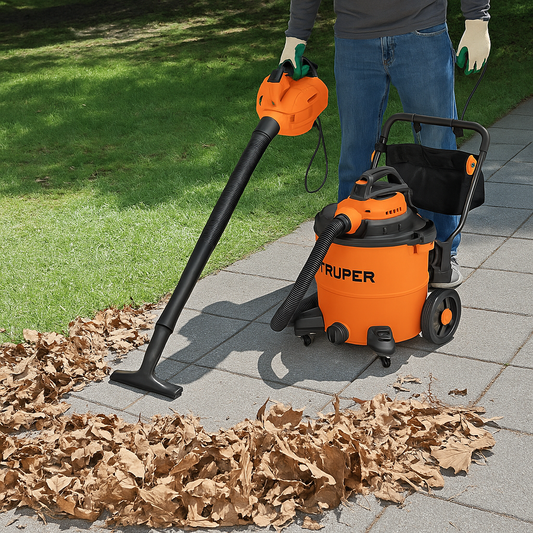 Aspiradora sólidos y líquidos, 16 gal, soplador desmontable