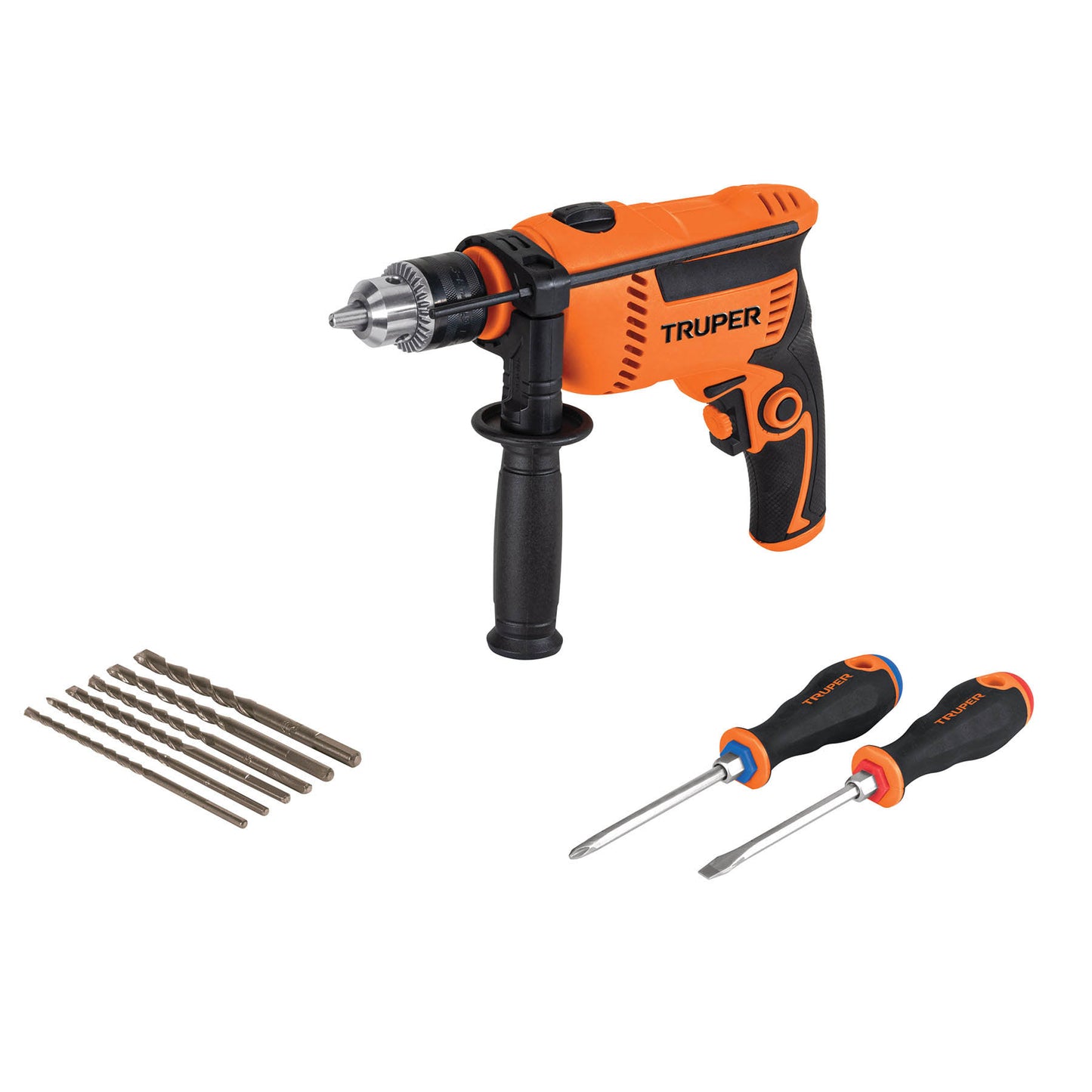 Combo rotomartillo 12 650W, 6 brocas y 2 desarmadores,PRO