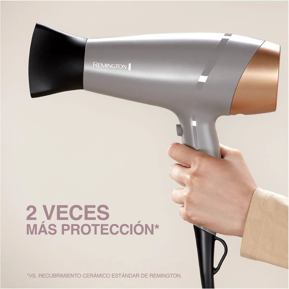 Secador Remington colágeno y biotina control antifrizz 1900W D26A