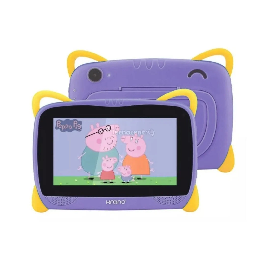 Tablet Infantil Antichoque 2 De Ram 32 Interna Color Violeta Oscuro