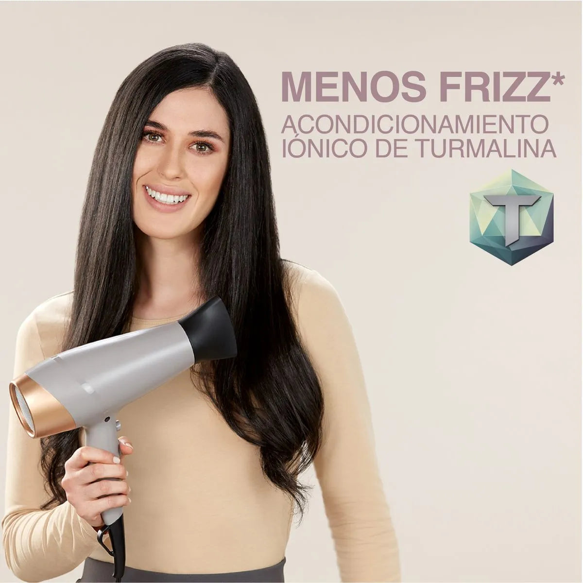 Secador Remington colágeno y biotina control antifrizz 1900W D26A