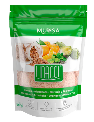 Linacol Suplemento Natural Con Linaza Alcachofa Naranja Y Té Verde