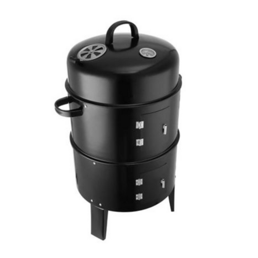 Asador Barril Ahumador Aire Libre Portátil 3 En 1