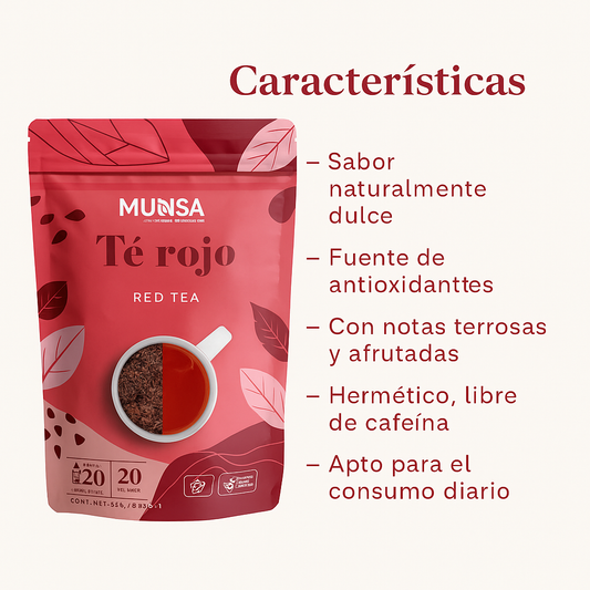 Té Rojo Munsa Antioxidante Y Digestión Natural