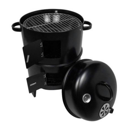 Asador Barril Ahumador Aire Libre Portátil 3 En 1