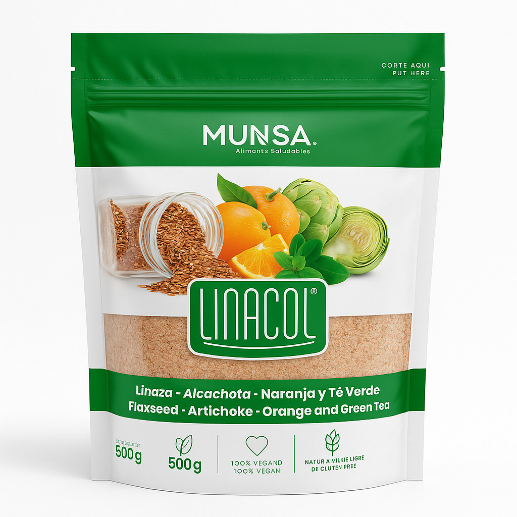 Linacol Suplemento Natural Con Linaza Alcachofa Naranja Y Té Verde
