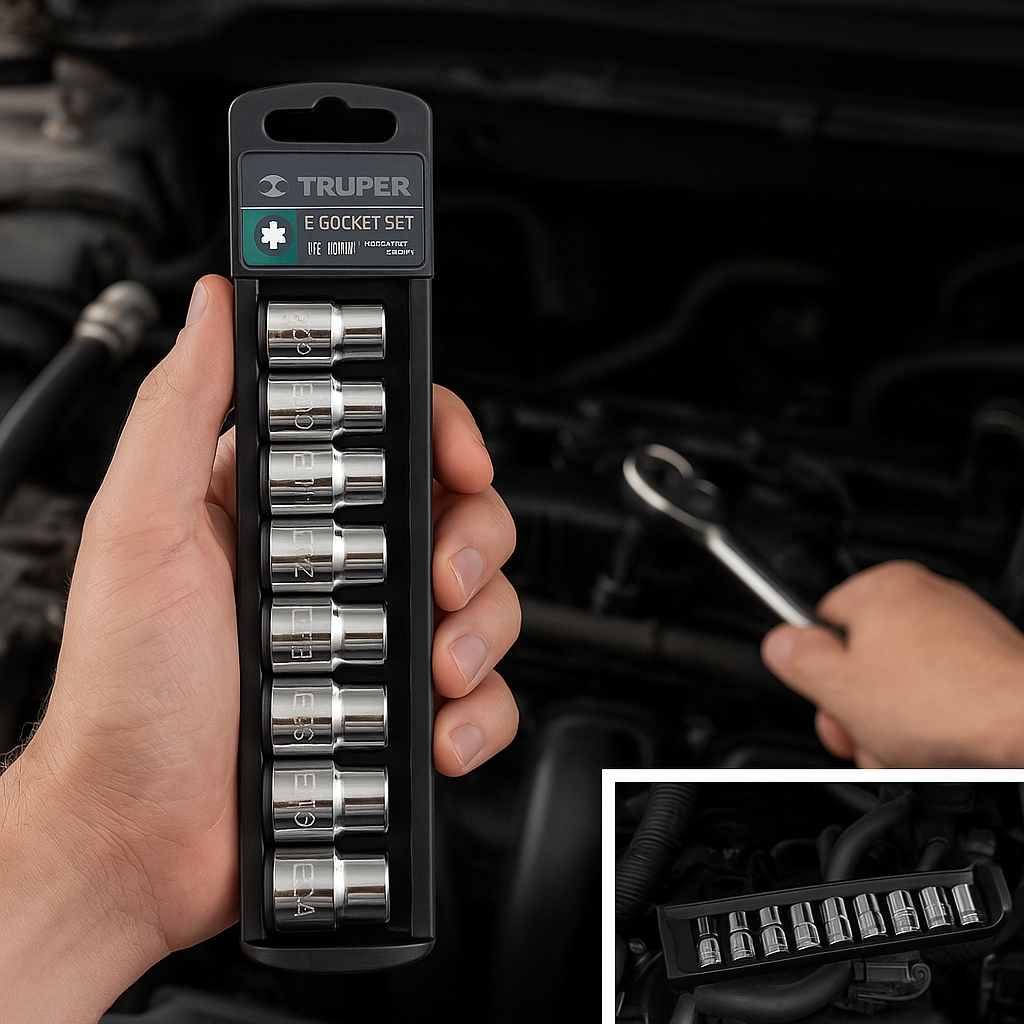 Dados Torx Truper 1/2" x10 | Potencia y Durabilidad