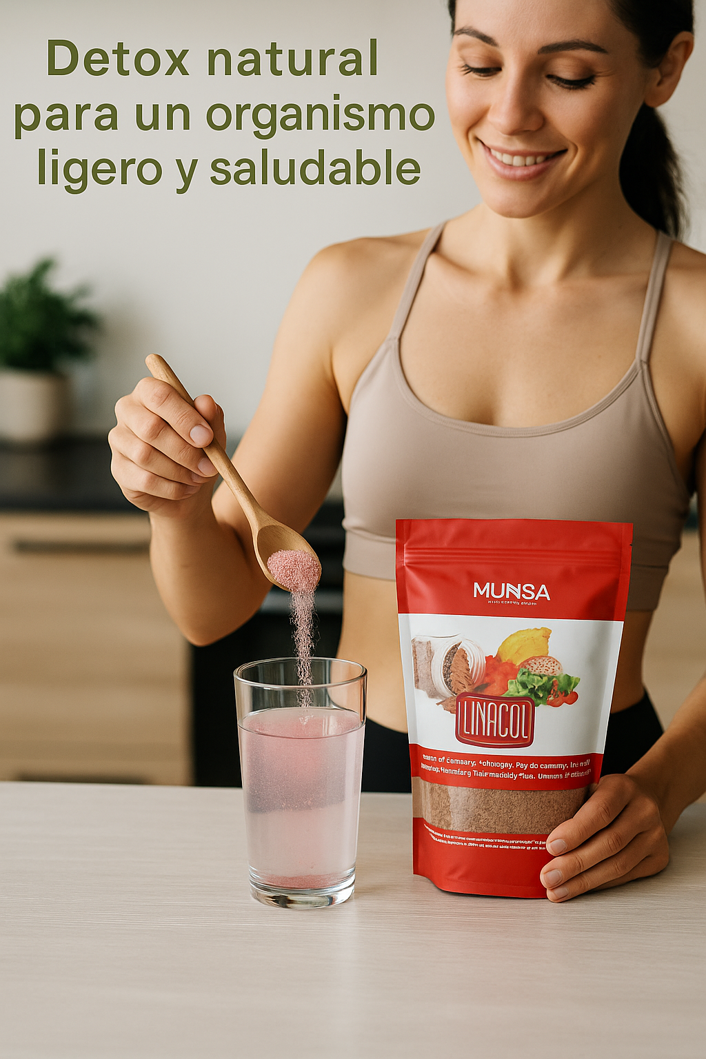 Linacol Limpieza Interna Con Fibra Linaza Cranberry Y Pitahaya