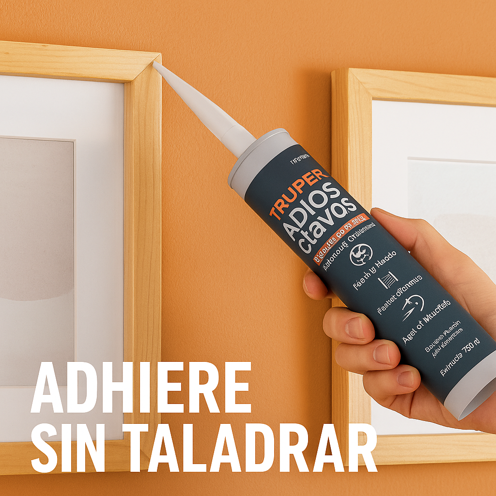 Adhesivo de montaje Adiós clavos, 420 g, Truper