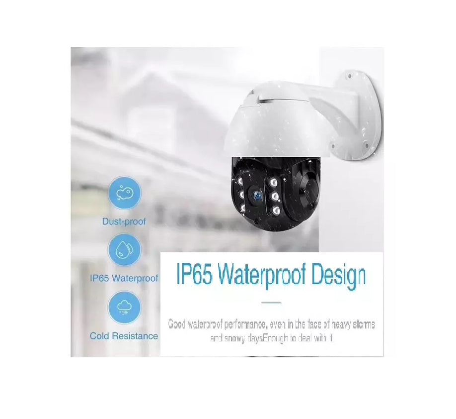 Camara Ip Panoramica Domo 360° Exterior Wifi Full Hd