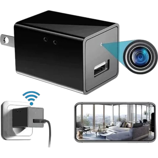 Cargador Oculto Mini Cámara Espía Camuflaje Espía 1080p Wifi