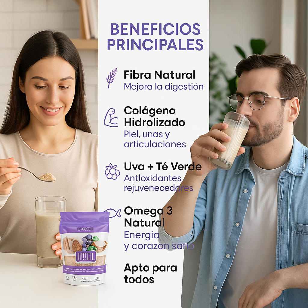 Linacol Uva Y Te Verde Nutrición Belleza Y Energía Natural