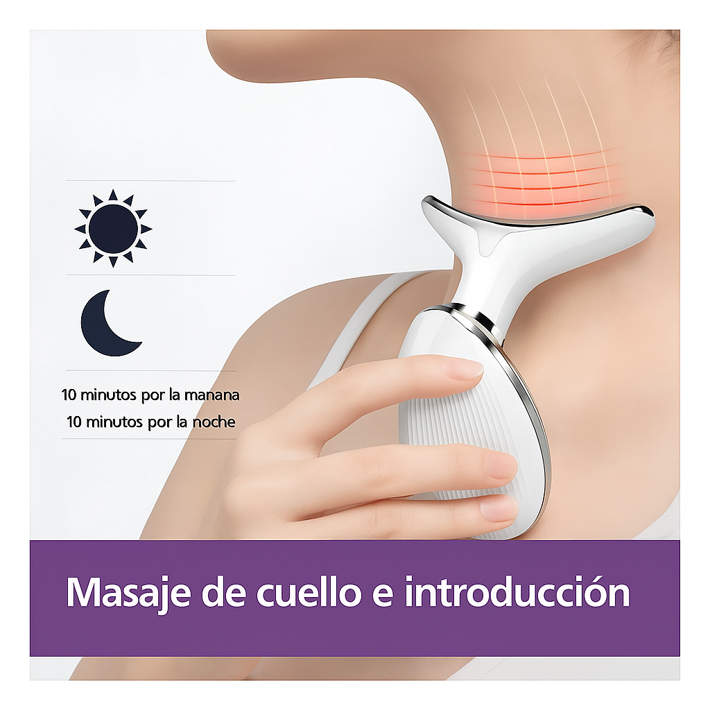 Masajeador facial Maquina Lifting Facial Luz