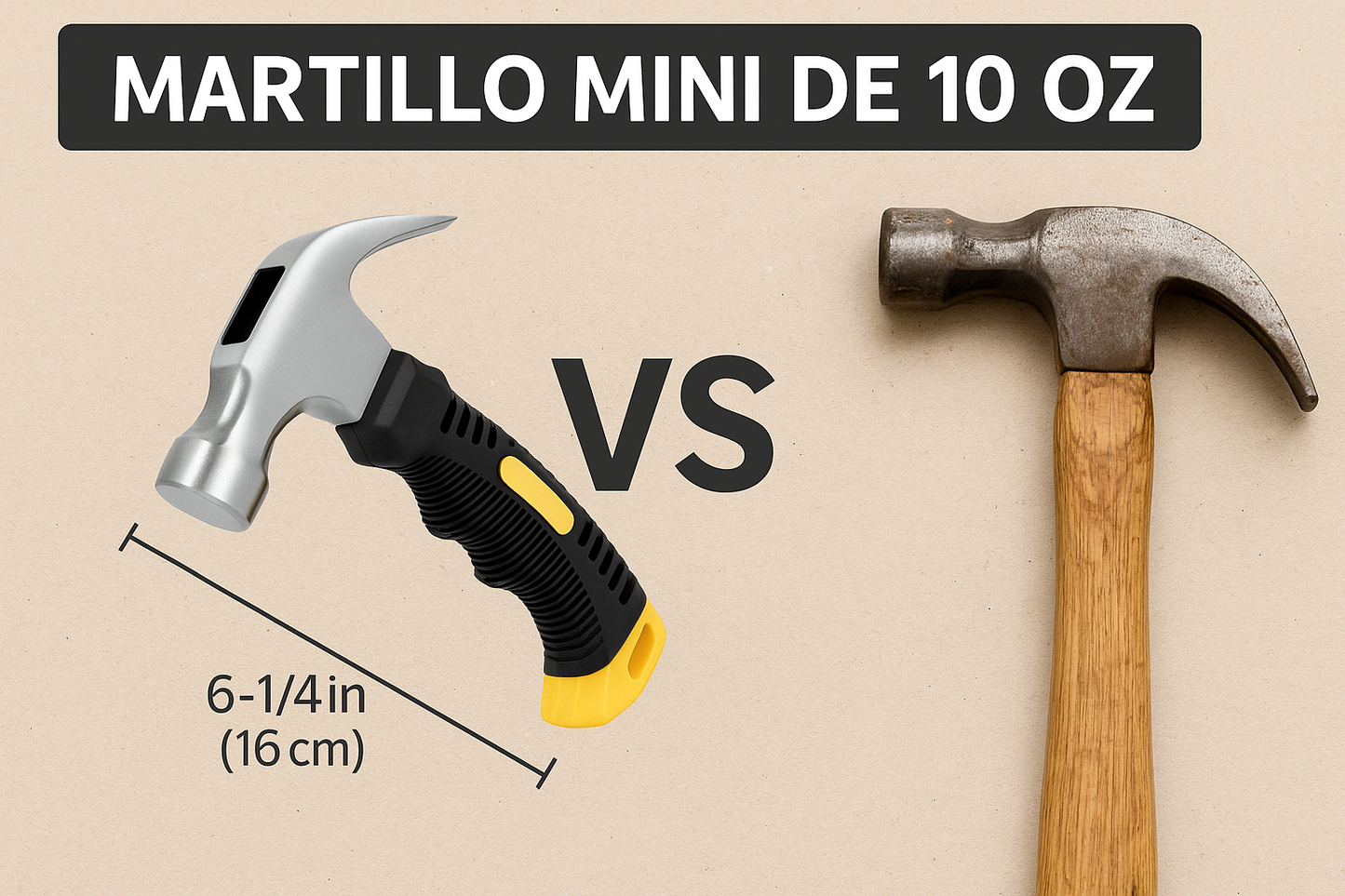 Martillo Multiusos Para Hogar Con Agarre Reducción Impactos