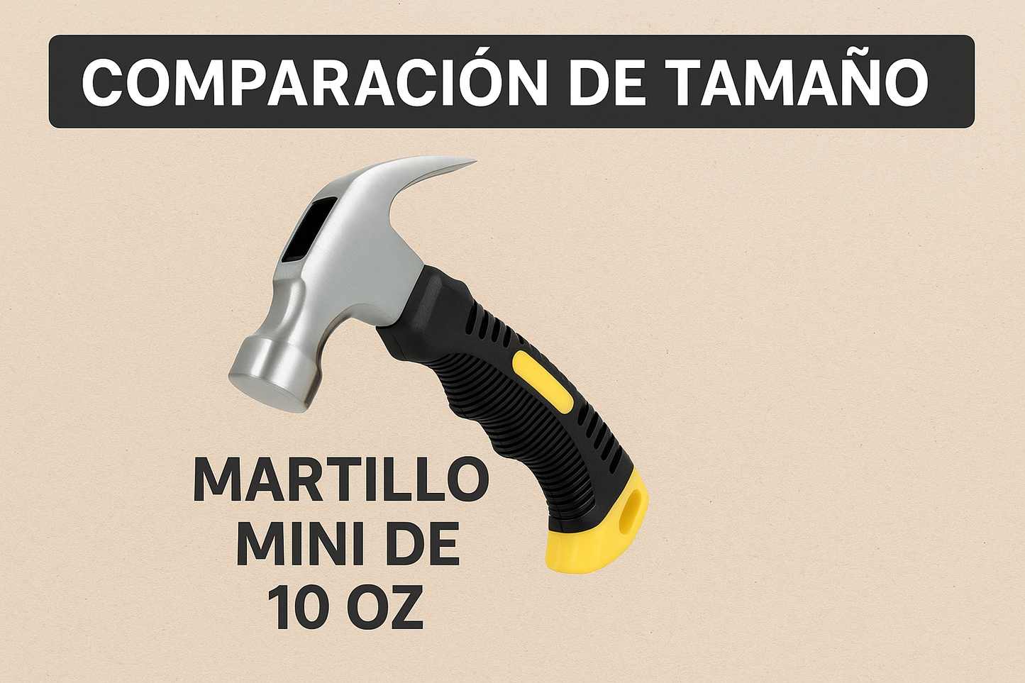 Martillo Multiusos Para Hogar Con Agarre Reducción Impactos