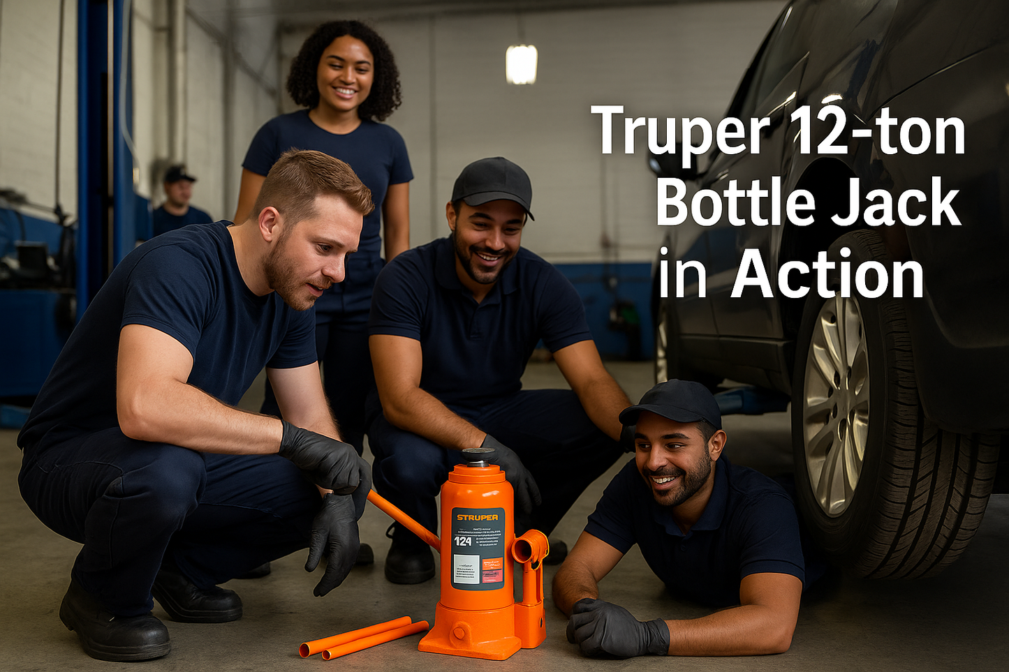 La fuerza silenciosa de Truper: Gato 12 Ton botella