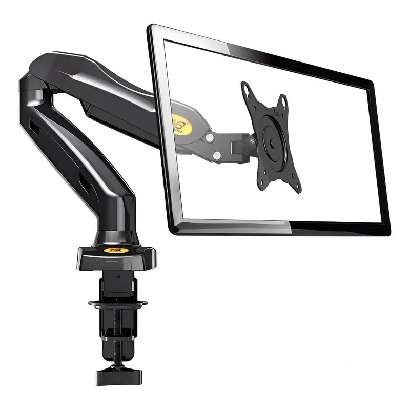 Soporte De Brazo Monitor A Escritorio Nb F80 17 A 27pulgadas Negro