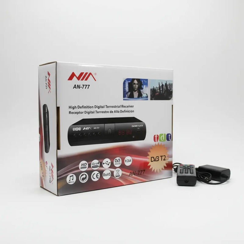 Decodificador Tdt Nia Full Hd Negro