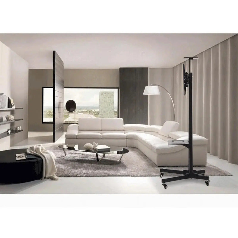 Soporte Tv Móvil Ruedas, 32'' A 55'' / Max 50kg, Jd Spr-6402 Negro