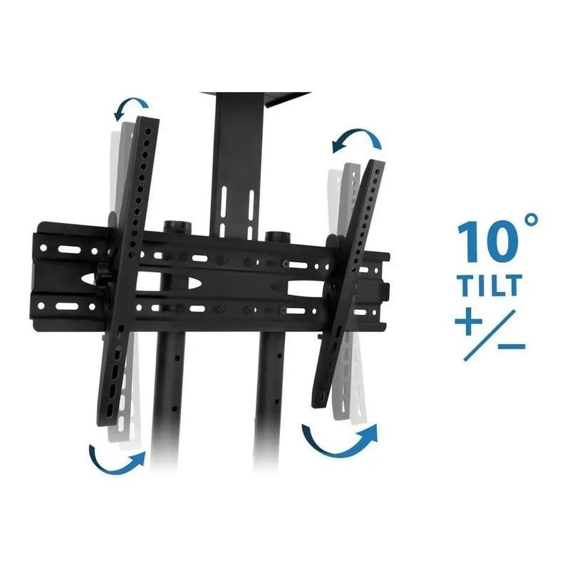 Soporte Tv Móvil Ruedas, 32'' A 55'' / Max 50kg, Jd Spr-6402 Negro
