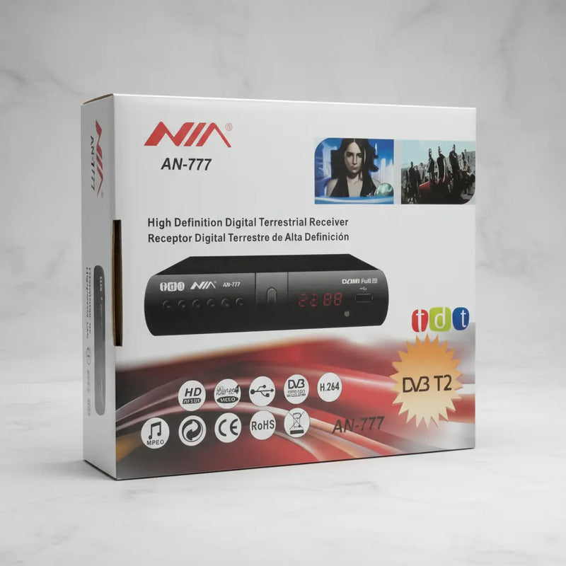 Decodificador Tdt Nia Full Hd Negro