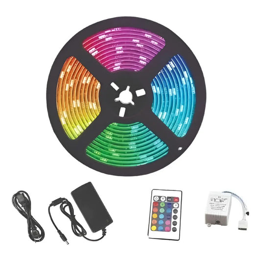 Cinta Led Rgb Multicolor X 5 Metros Con Bluetooh  Multicolor 12v