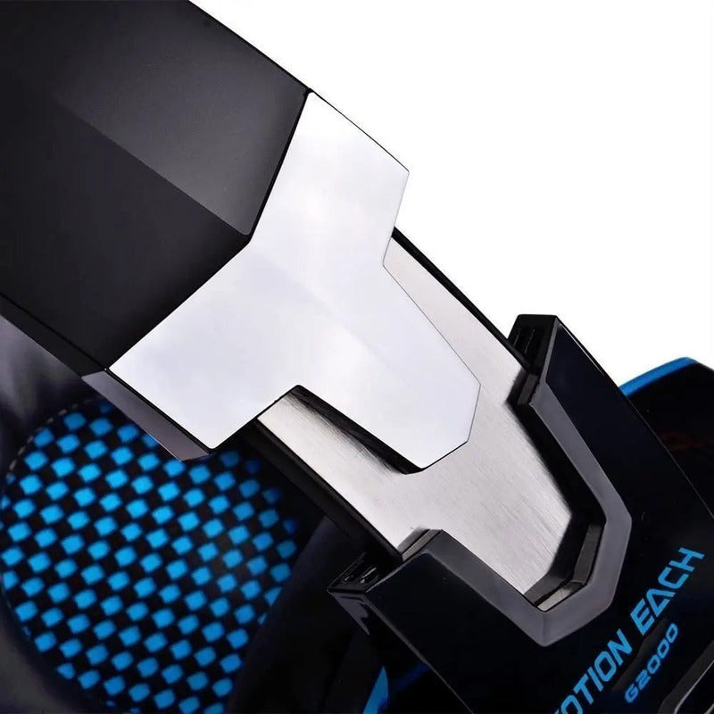 Auriculares Gamer Kotion G2000 Over-ear Negro/azul