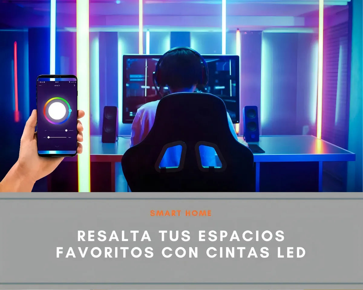 Luz LED RGB 5m 5050 12V IP65 para Interior y Exterior Marca Led