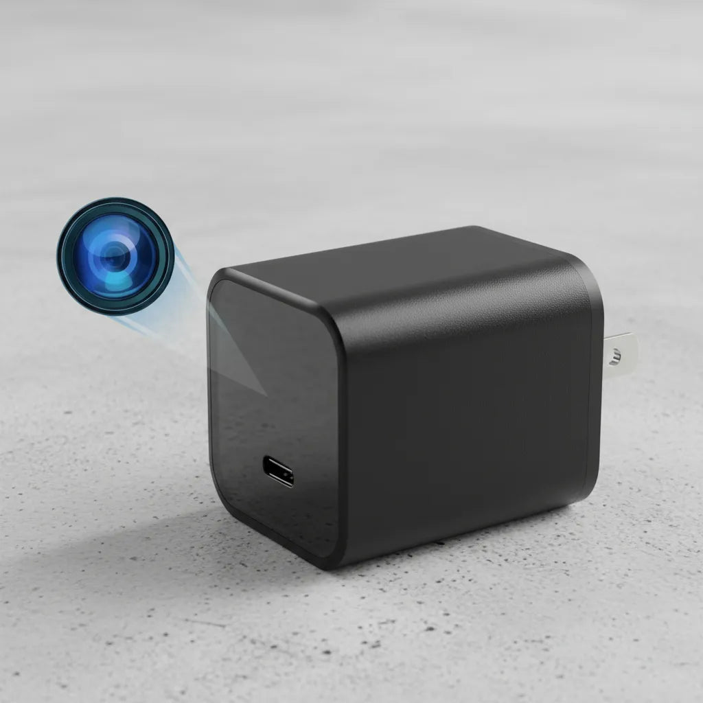 Cargador Oculto Mini Cámara Espía Camuflaje Espía 1080p Wifi