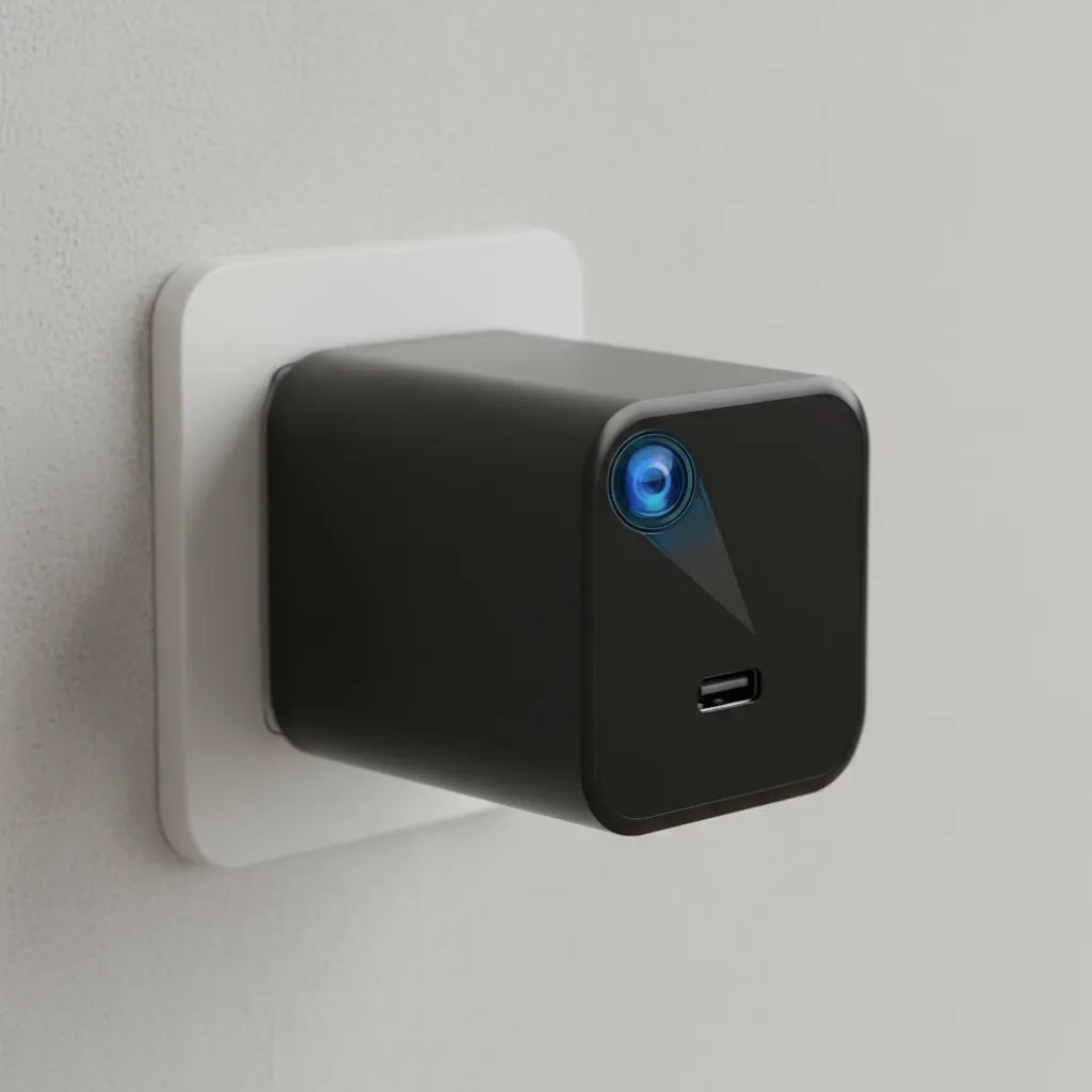 Cargador Oculto Mini Cámara Espía Camuflaje Espía 1080p Wifi
