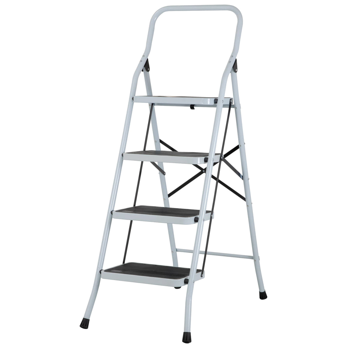 Escalera Plegable Pretul 4 Pasos Resistente Y Práctica