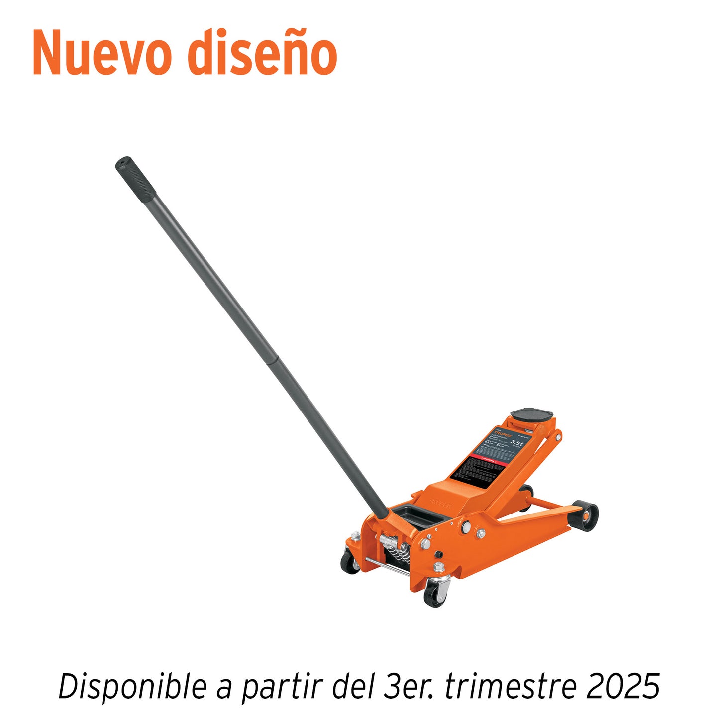      Gato hidráulico profesional de patín,3.5t, elevación rápida
