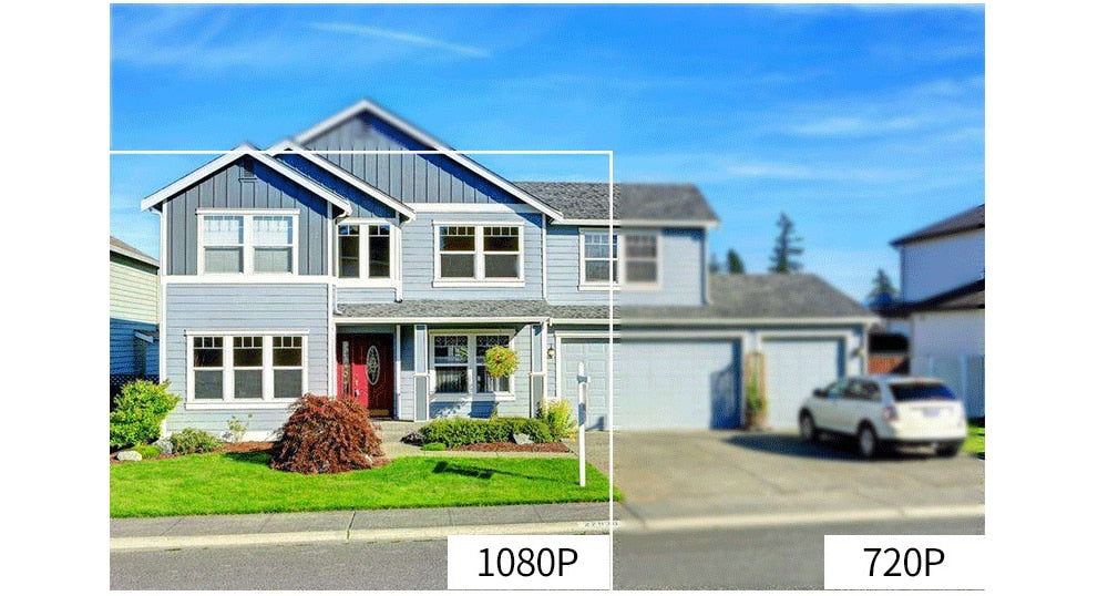 Camara Ip Panoramica Domo 360° Exterior Wifi Full Hd