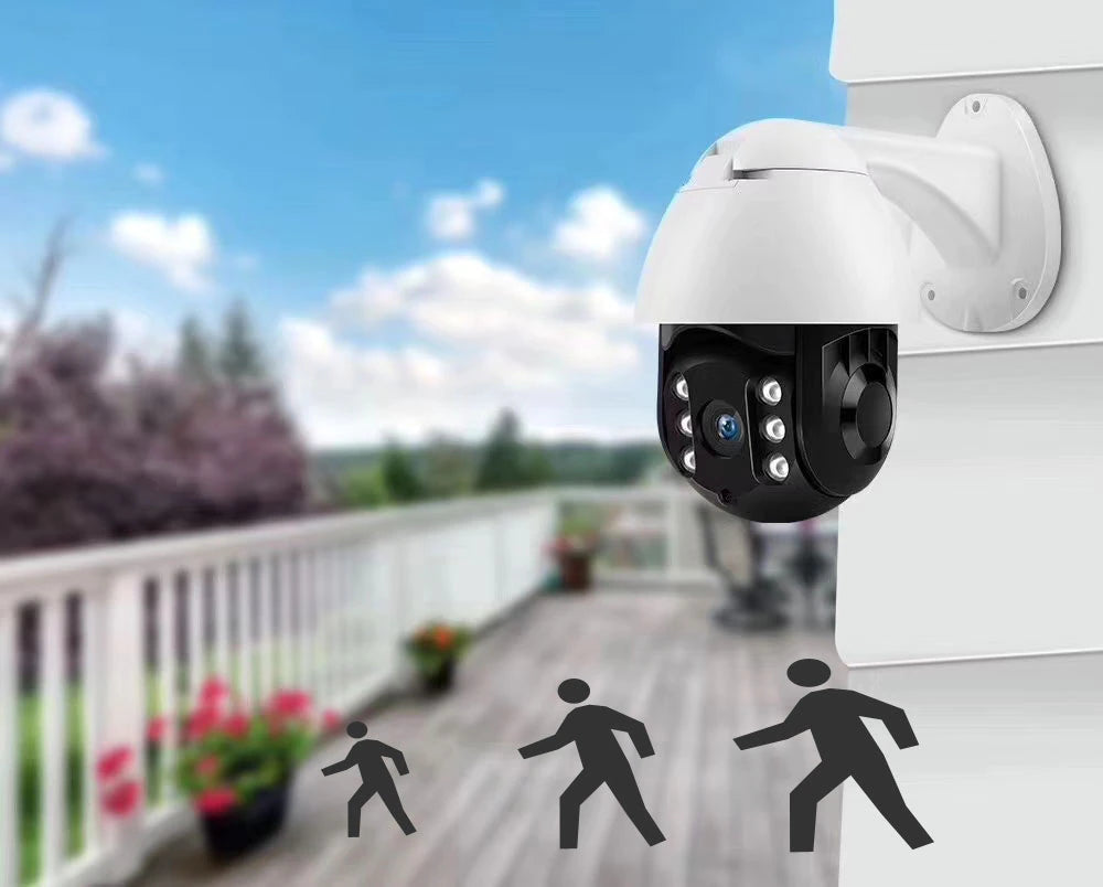 Camara Ip Panoramica Domo 360° Exterior Wifi Full Hd