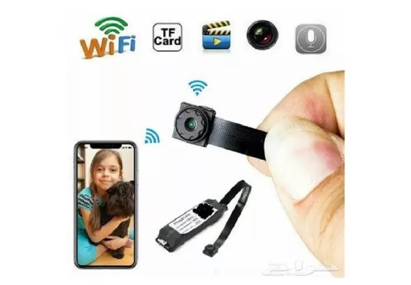 Mini Cámara Espía Inalámbrica Full Hd 1080px Discreta Oculta