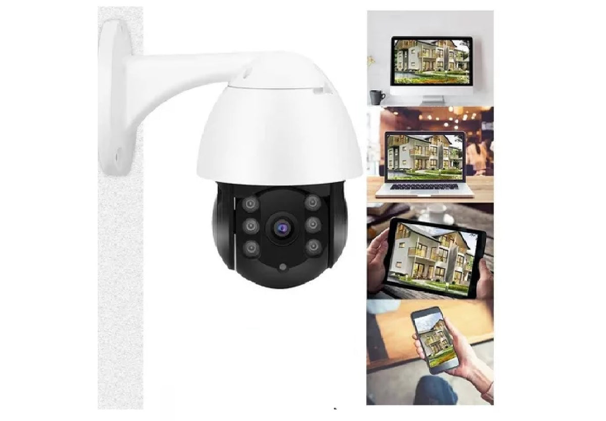 Camara Ip Panoramica Domo 360° Exterior Wifi Full Hd