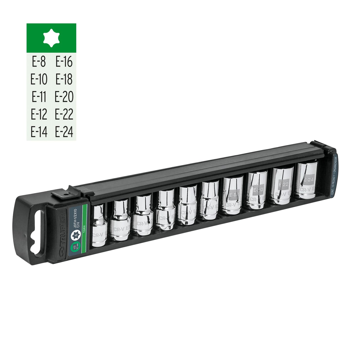 Dados Torx Truper 1/2" x10 | Potencia y Durabilidad
