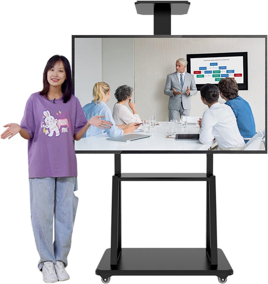 Soporte  Pedestal Ruedas 32 A 65 Tv Móvil Carrito