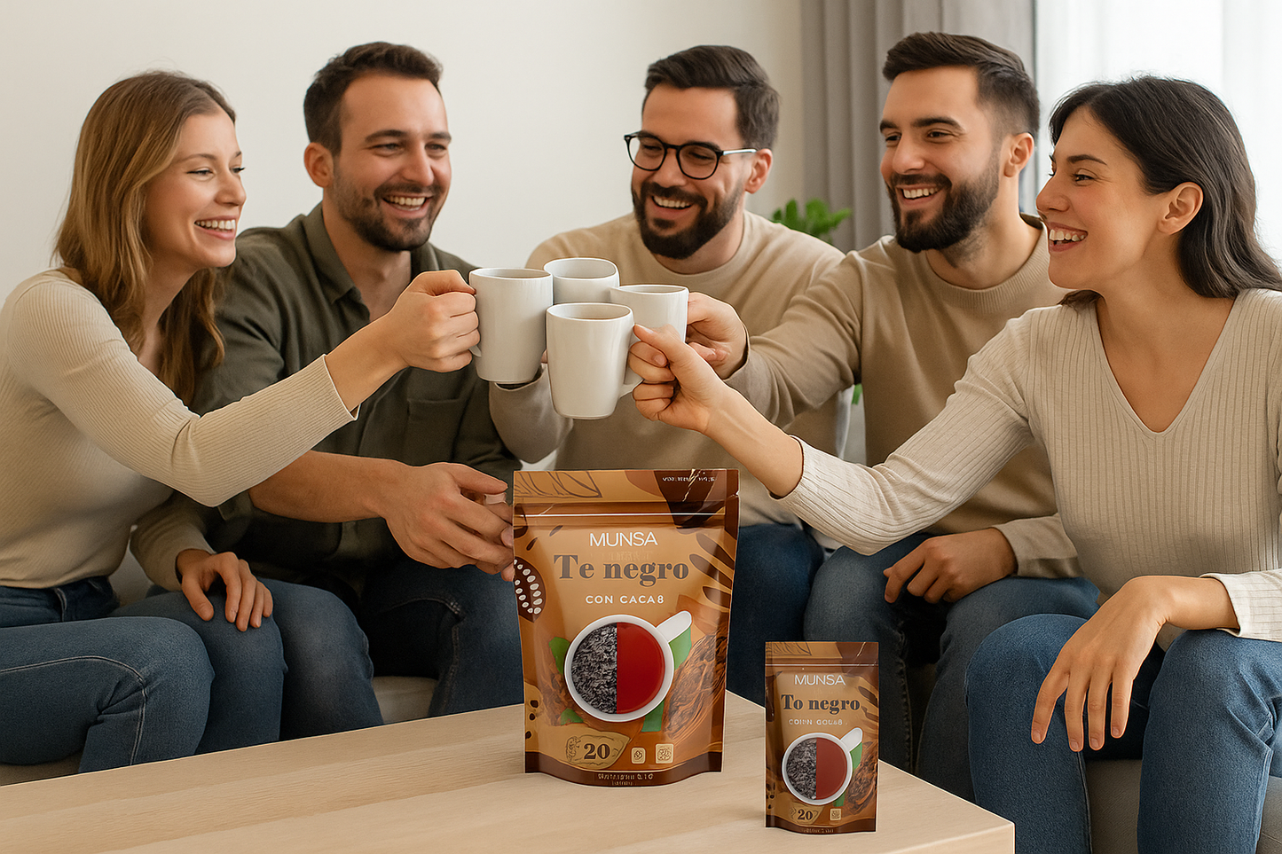 Té Negro Cacao Munsa Bienestar Y Placer Diario
