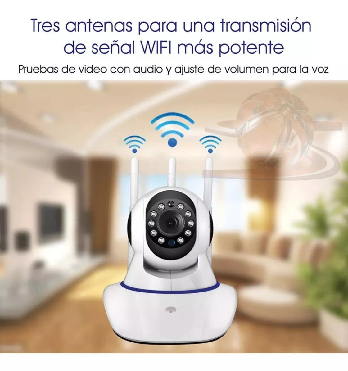 Cámara Ip Video Vigilancia Celular Wifi Visión Nocturna V380