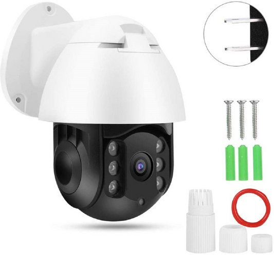 Camara Ip Panoramica Domo 360° Exterior Wifi Full Hd