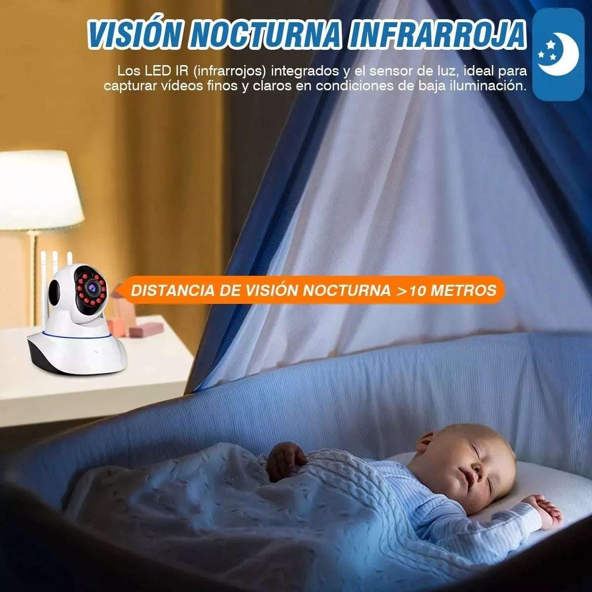 Cámara Ip Video Vigilancia Celular Wifi Visión Nocturna V380