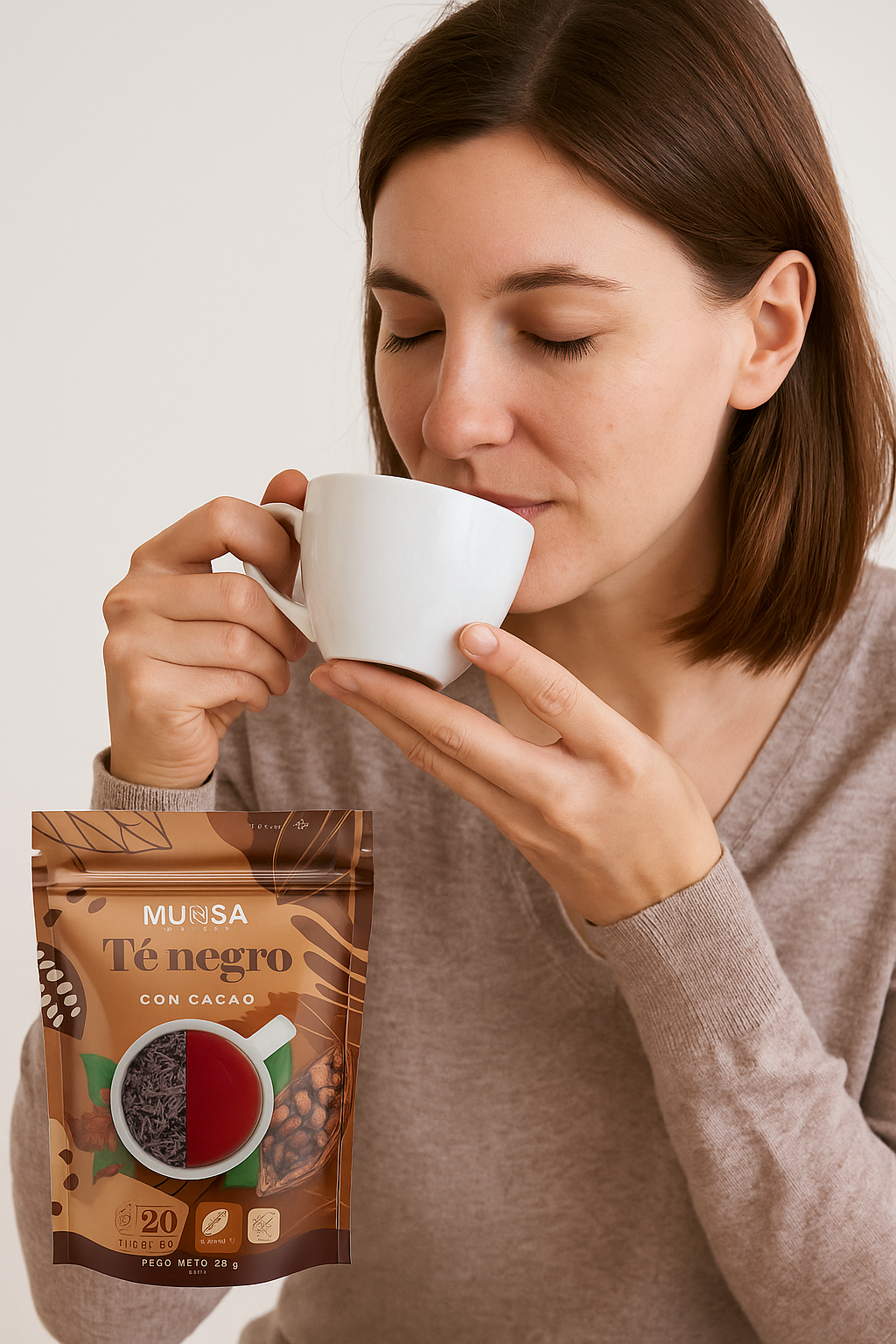 Té Negro Cacao Munsa Bienestar Y Placer Diario