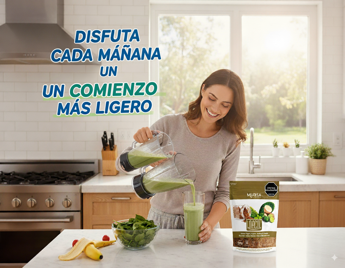 Linacol 500g Linaza Nopal + Yacón + Té Verde Saludable