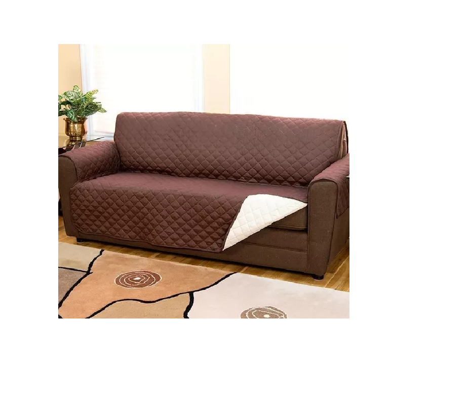 Forro Protector Sofá Doble Faz 3 Puestos Cubre Sofá Lavable